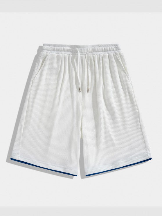 Silk Textured T Shirt And Shorts - Grafton Collection