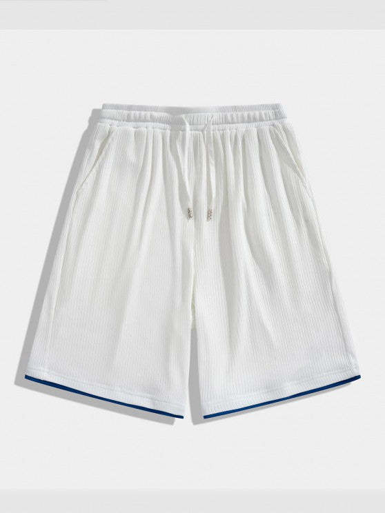 Silk Textured T Shirt And Shorts - Grafton Collection