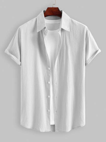 Casual Short Sleeves Shirt And Pant - Grafton Collection