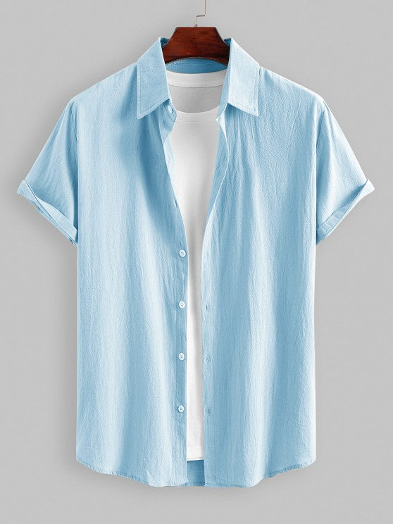 Casual Short Sleeves Shirt And Pant - Grafton Collection