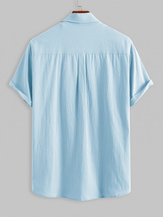 Casual Short Sleeves Shirt And Pant - Grafton Collection