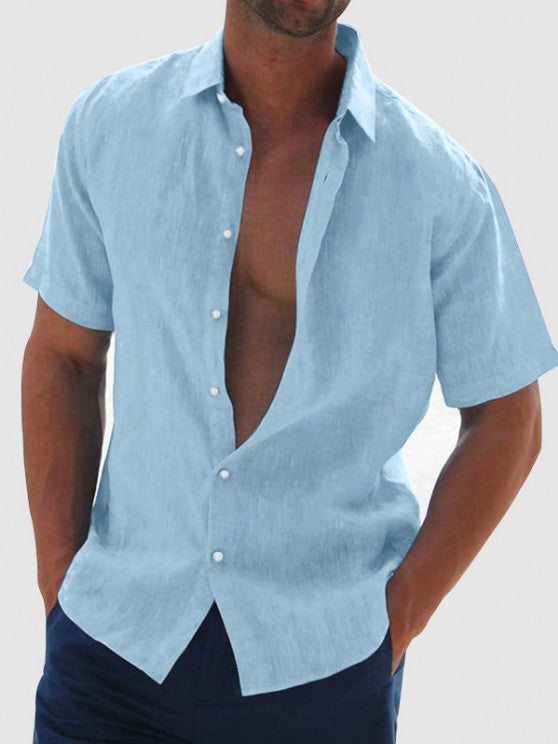 Casual Short Sleeves Shirt And Pant - Grafton Collection