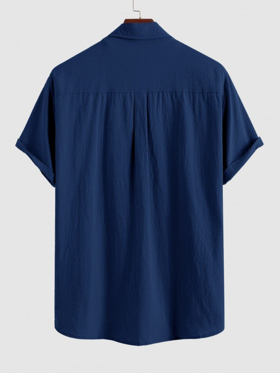 Casual Short Sleeves Shirt And Pant - Grafton Collection