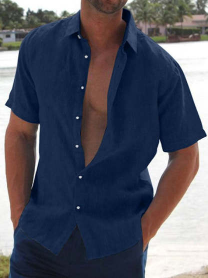 Casual Short Sleeves Shirt And Pant - Grafton Collection