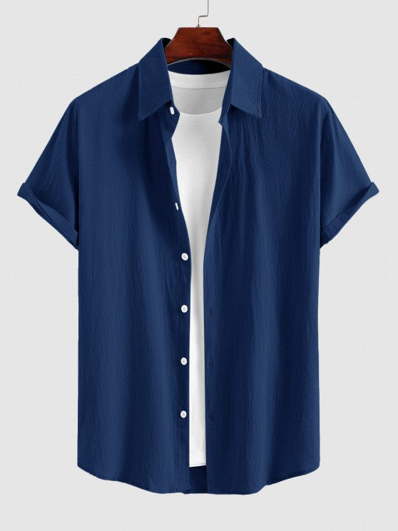 Casual Short Sleeves Shirt And Pant - Grafton Collection