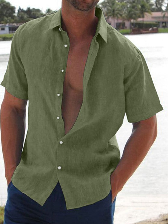 Casual Short Sleeves Shirt And Pant - Grafton Collection