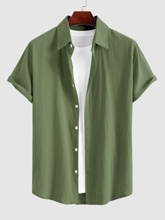 Casual Short Sleeves Shirt And Pant - Grafton Collection