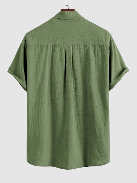 Casual Short Sleeves Shirt And Pant - Grafton Collection