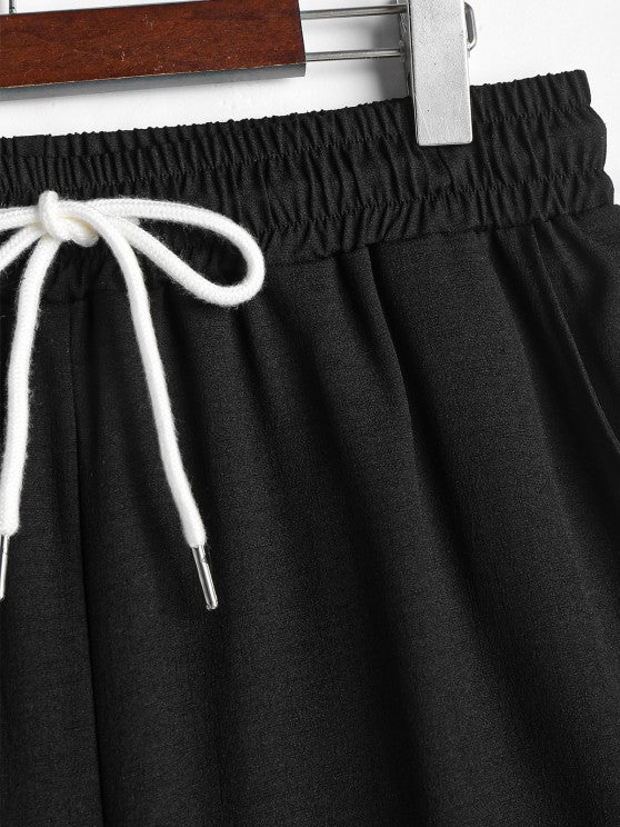 Casual Vertical Striped Shirt And Shorts - Grafton Collection