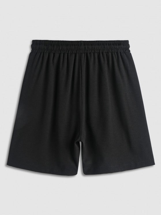 Casual Vertical Striped Shirt And Shorts - Grafton Collection