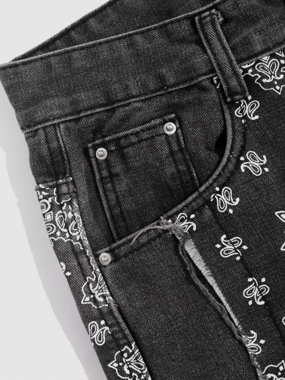 Graphic Printed Short Sleeves T Shirt And Shorts - Grafton Collection