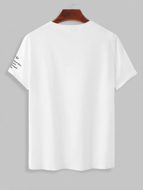 Japanese Printed Crew Neck T Shirt And Shorts - Grafton Collection