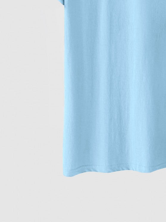 Smile Printed T-Shirt And Shorts - Grafton Collection