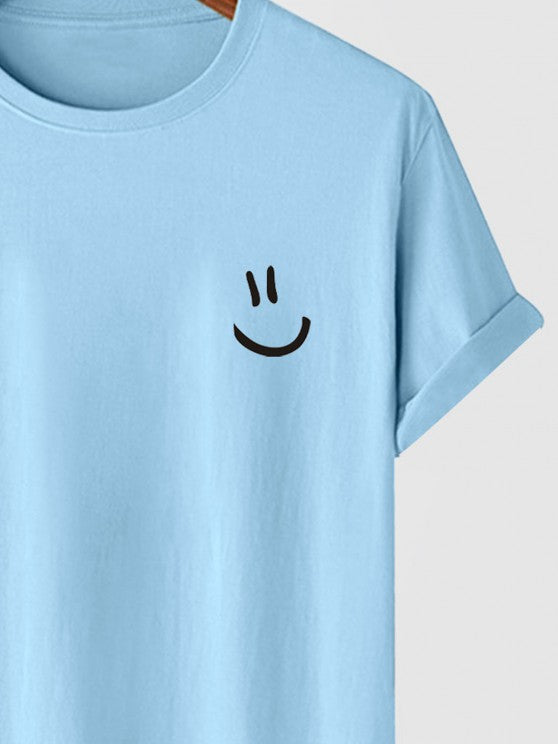 Smile Printed T-Shirt And Shorts - Grafton Collection