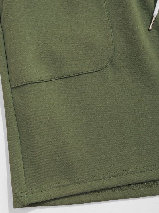 Palm Tree Printed Tank Top And Shorts - Grafton Collection