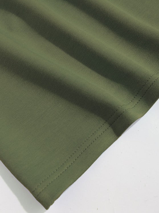 Palm Tree Printed Tank Top And Shorts - Grafton Collection