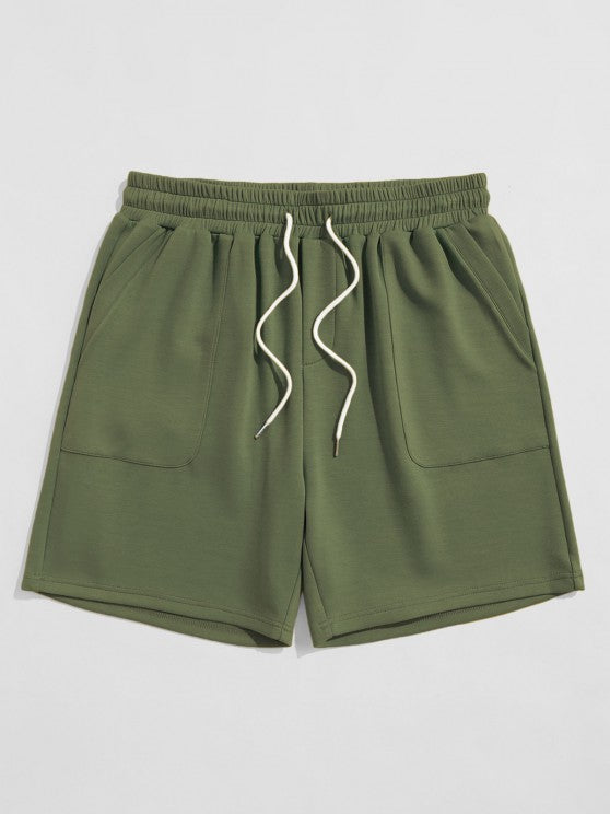 Palm Tree Printed Tank Top And Shorts - Grafton Collection