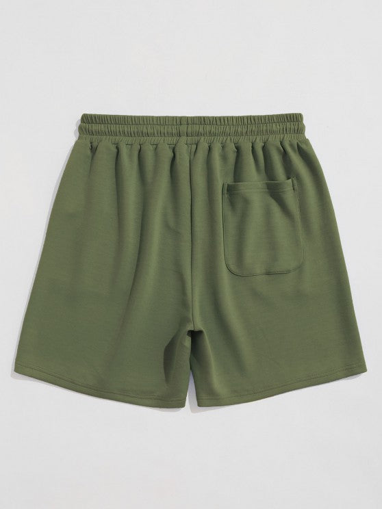 Palm Tree Printed Tank Top And Shorts - Grafton Collection