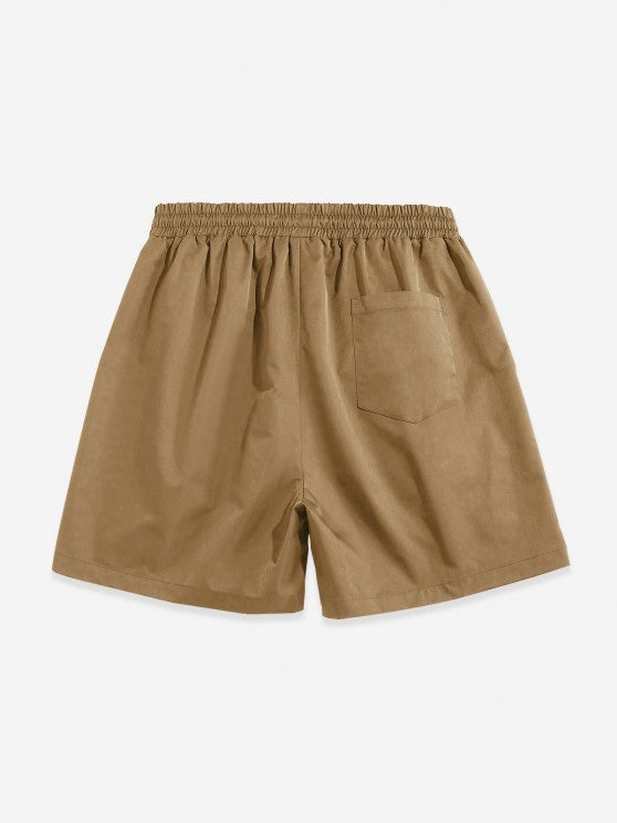 Casual Shirt And Drawstring Shorts - Grafton Collection