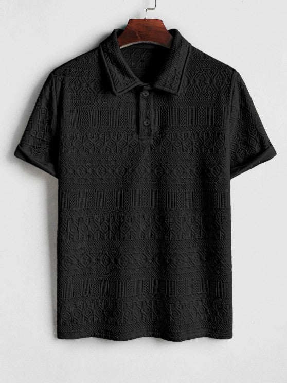 Retro Collared T Shirt And Short Set - Grafton Collection