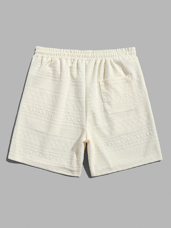 Plain Round Neck T-Shirt And Shorts - Grafton Collection