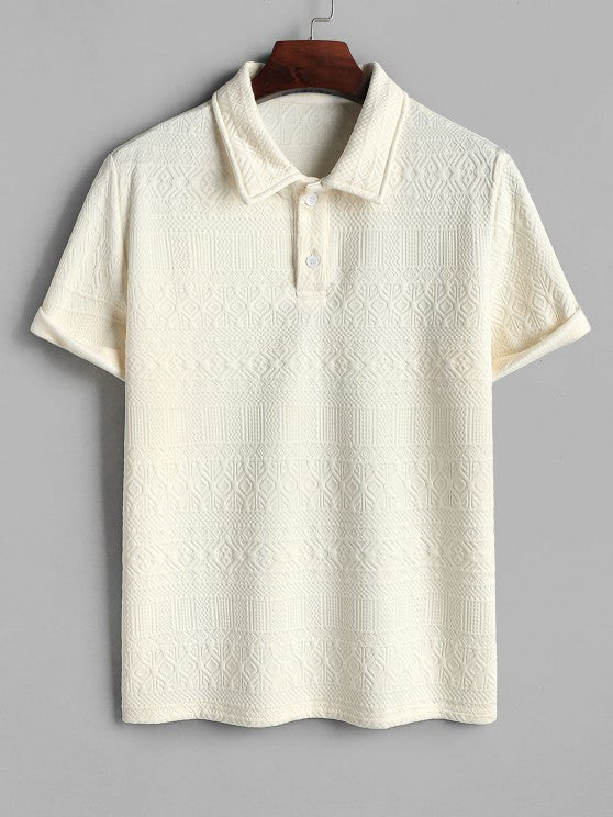 Retro Collared T Shirt And Short Set - Grafton Collection