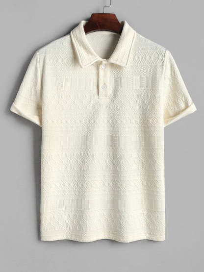 Retro Collared T Shirt And Short Set - Grafton Collection