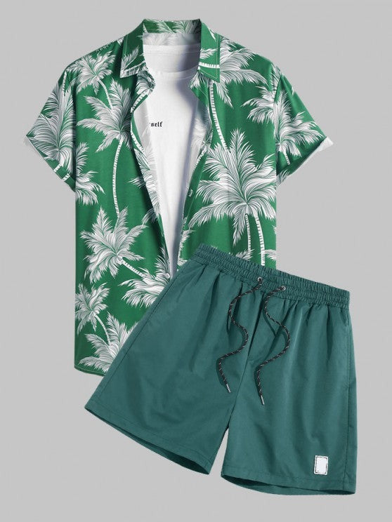 Tropical Print Hawaiian Summer Vacation Set - Grafton Collection