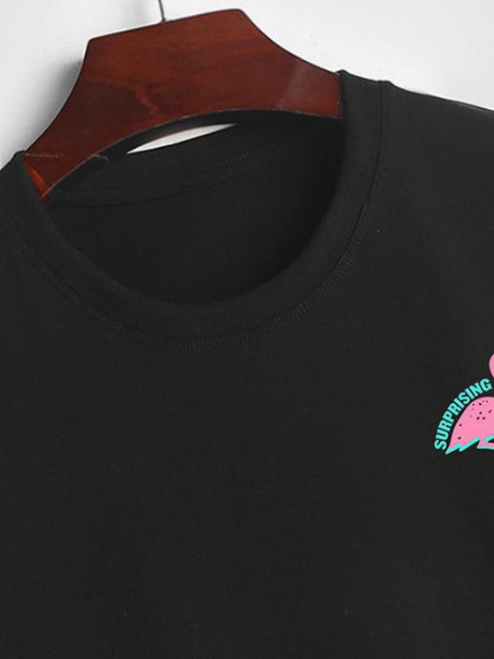 Flamingo Printed Top And Shorts - Grafton Collection