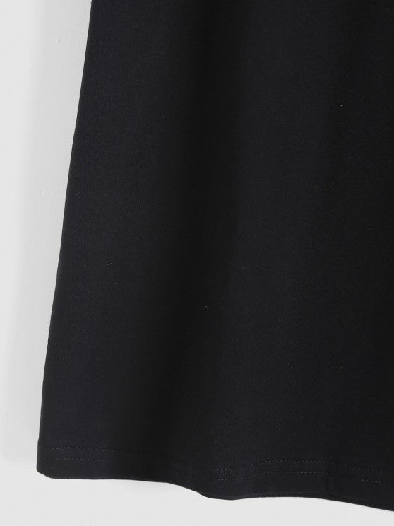 Graphic Leaf Printed T Shirt And Shorts - Grafton Collection