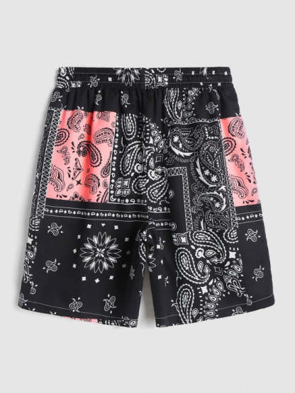 Floral Print Pattern Shirt And Shorts Set - Grafton Collection