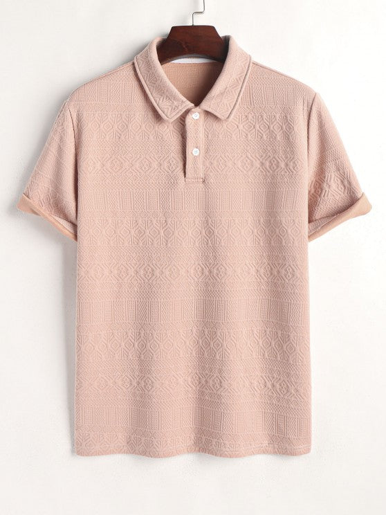 Retro Collared T Shirt And Short Set - Grafton Collection