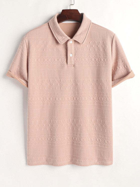 Retro Collared T Shirt And Short Set - Grafton Collection