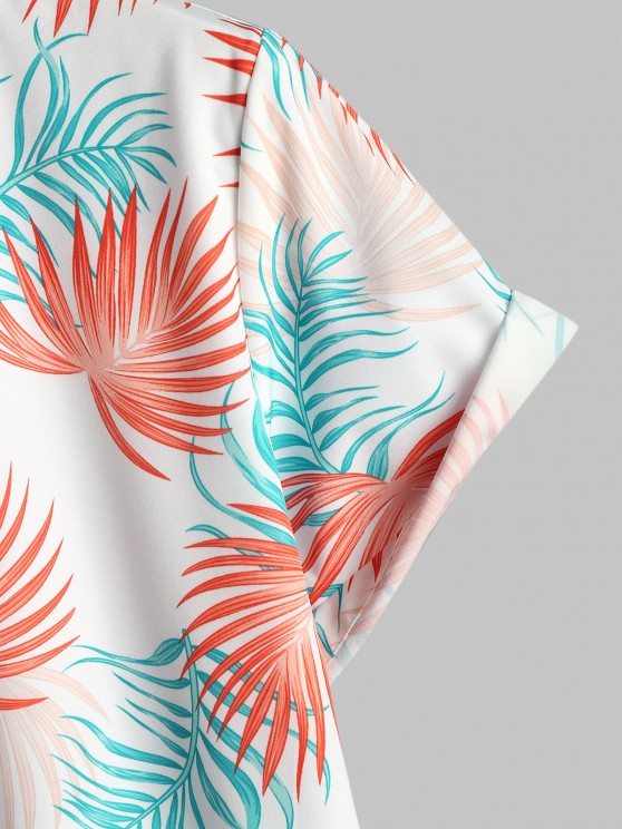 Leaves Pattern Shirt And Shorts - Grafton Collection