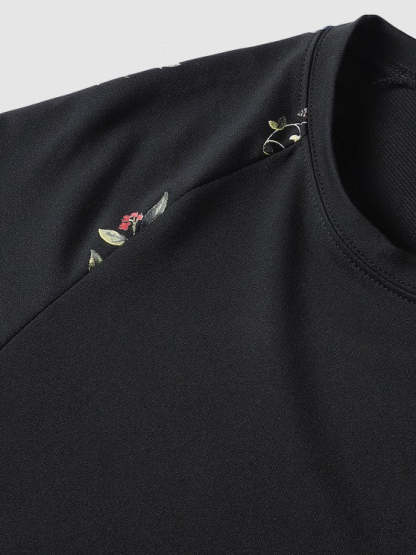 Flower Printed T Shirt And Shorts - Grafton Collection