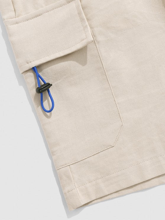 Casual Streetwear T Shirt And Cargo Shorts - Grafton Collection