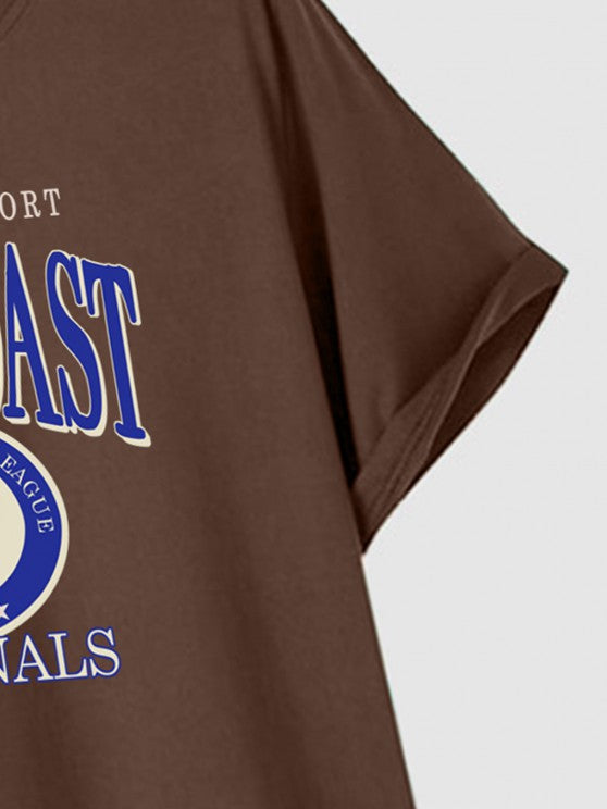 Casual Streetwear T Shirt And Cargo Shorts - Grafton Collection