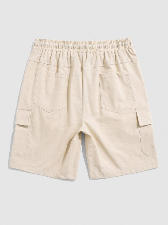 Casual Streetwear T Shirt And Cargo Shorts - Grafton Collection
