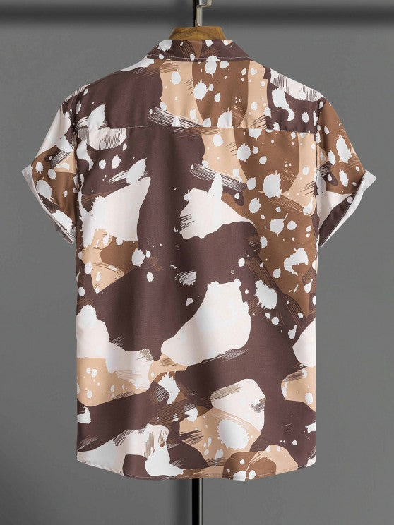 Casual Shirt And Drawstring Shorts - Grafton Collection