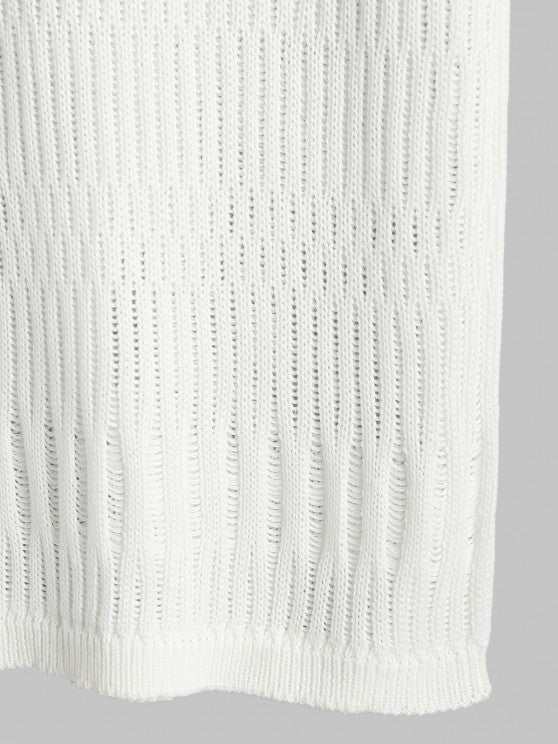 Casual Knitted Sweater And Shorts - Grafton Collection