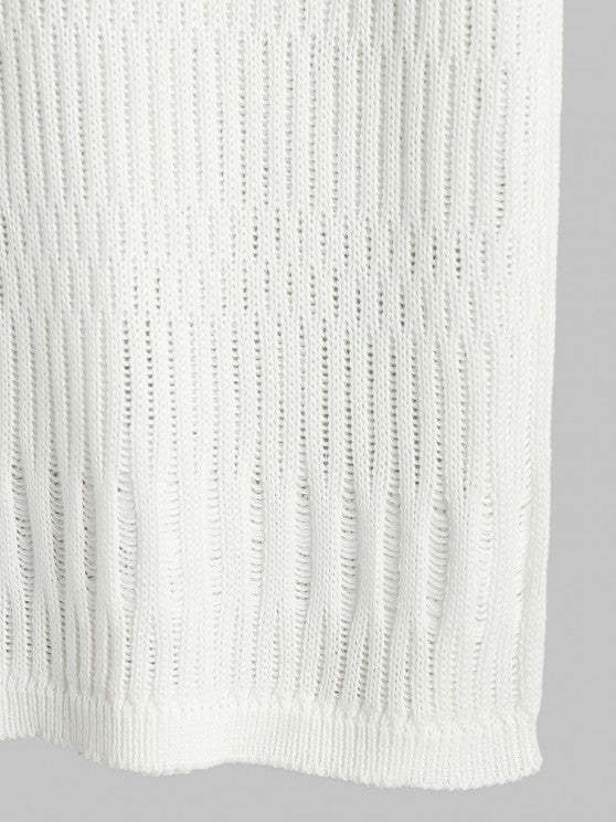 Casual Knitted Sweater And Shorts - Grafton Collection