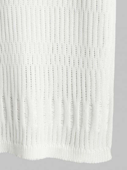 Casual Knitted Sweater And Shorts - Grafton Collection