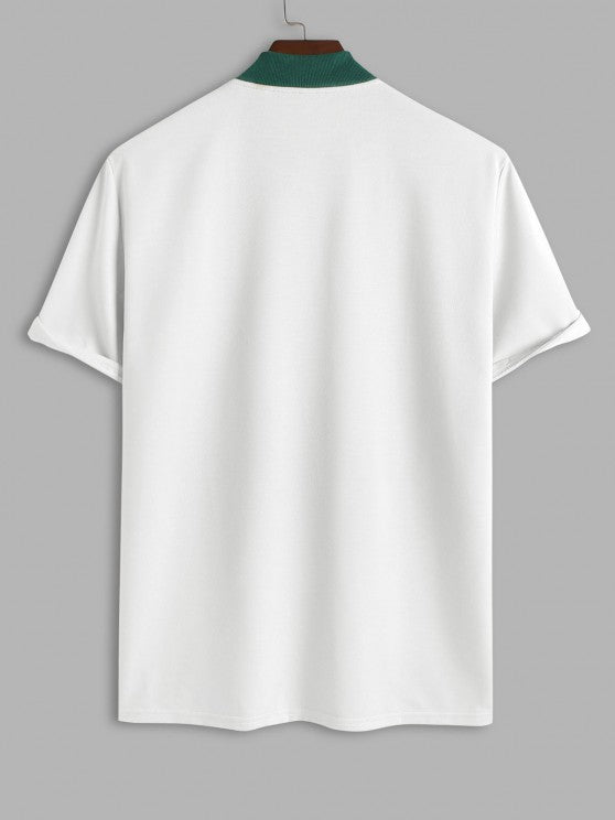 West Coast California Letter Print T Shirt And Bermuda Shorts Set - Grafton Collection