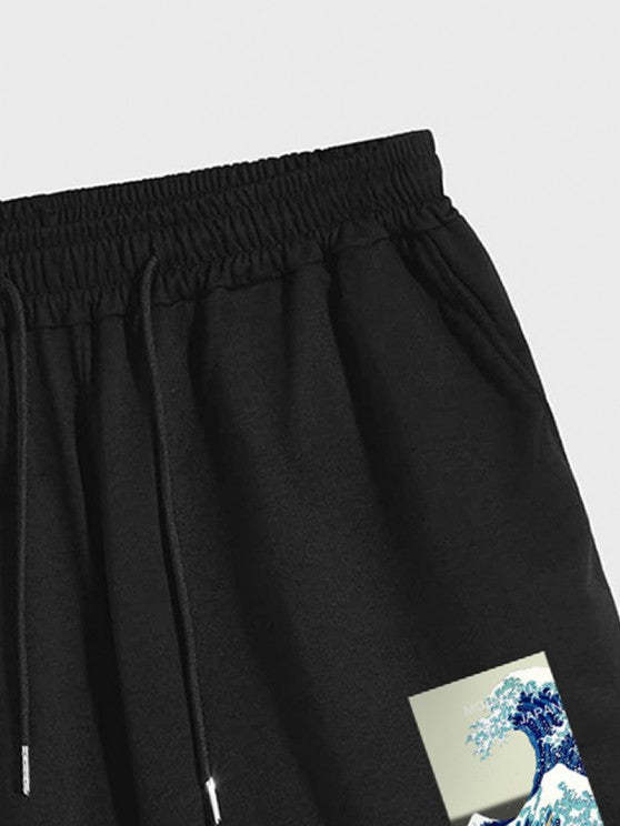 Printed Short Sleeves T-Shirt And Shorts - Grafton Collection