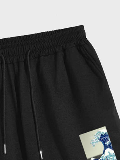 Printed Short Sleeves T-Shirt And Shorts - Grafton Collection