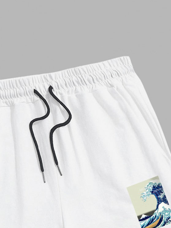 Printed Short Sleeves T-Shirt And Shorts - Grafton Collection