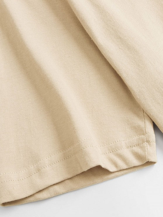 Printed Short Sleeves T-Shirt And Shorts - Grafton Collection