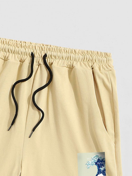 Printed Short Sleeves T-Shirt And Shorts - Grafton Collection