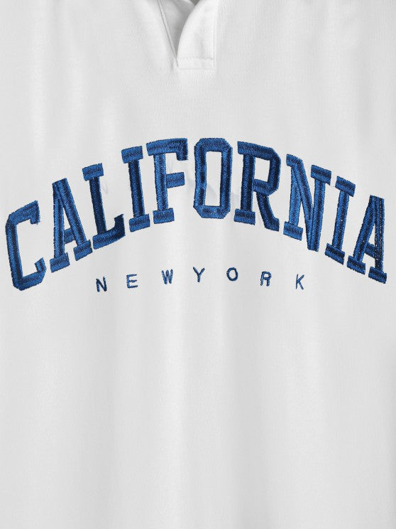 Short Sleeves Polo Collar T Shirt And Shorts - Grafton Collection