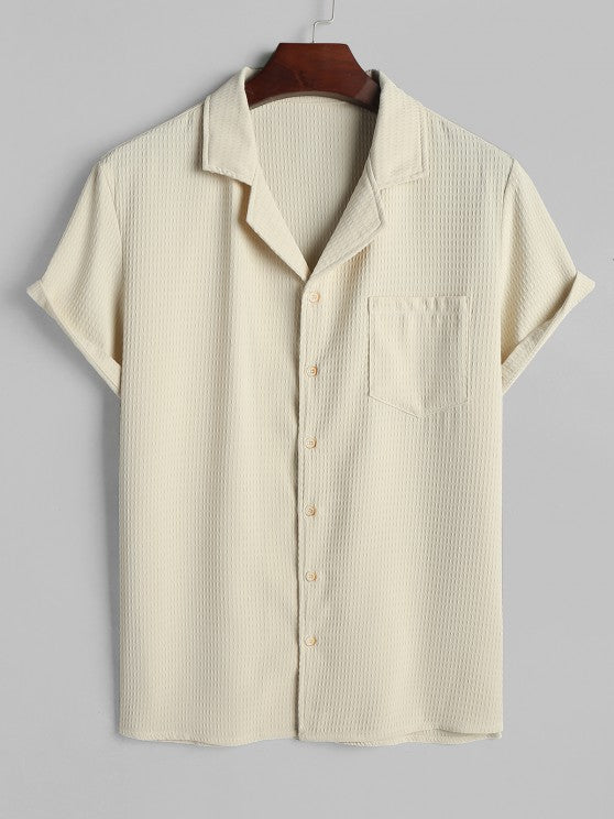 Plain Short Sleeves Shirt And Shorts - Grafton Collection
